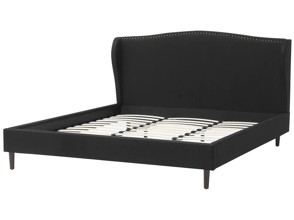 Bed Fabric 180 x 200 cm (EU Super King) Black Anspach