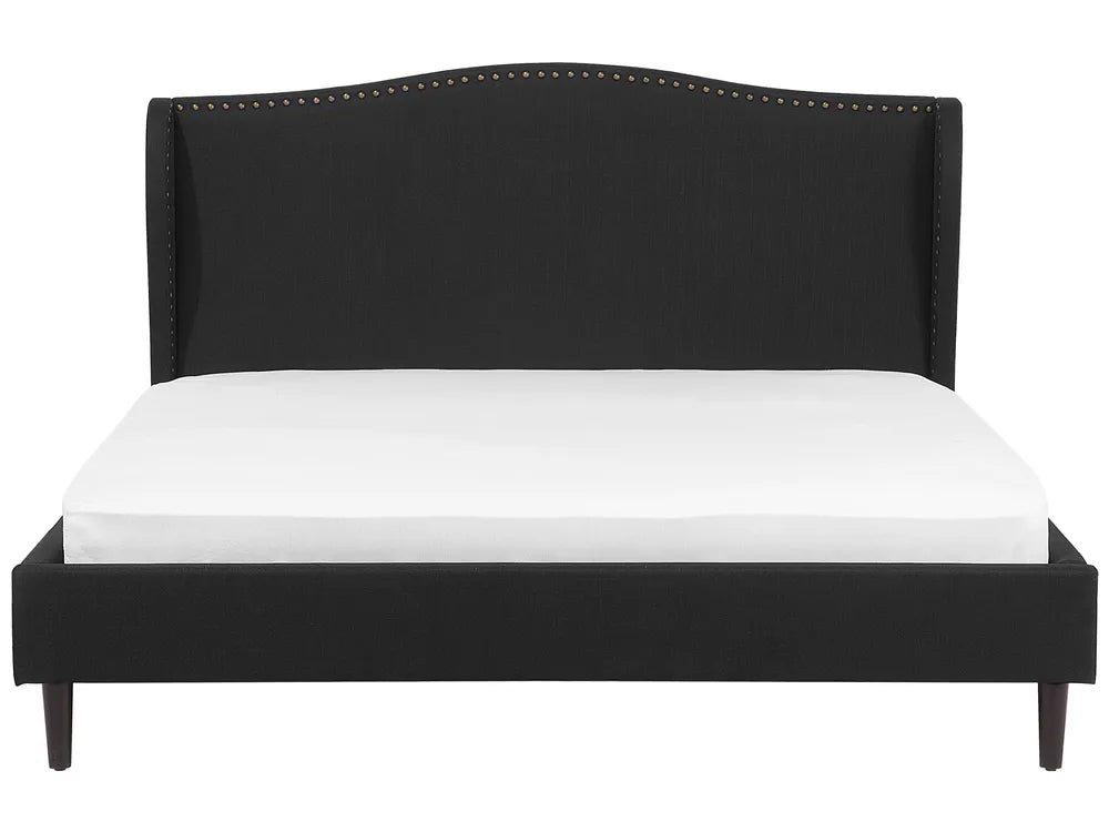 Bed Fabric 180 x 200 cm (EU Super King) Black Anspach