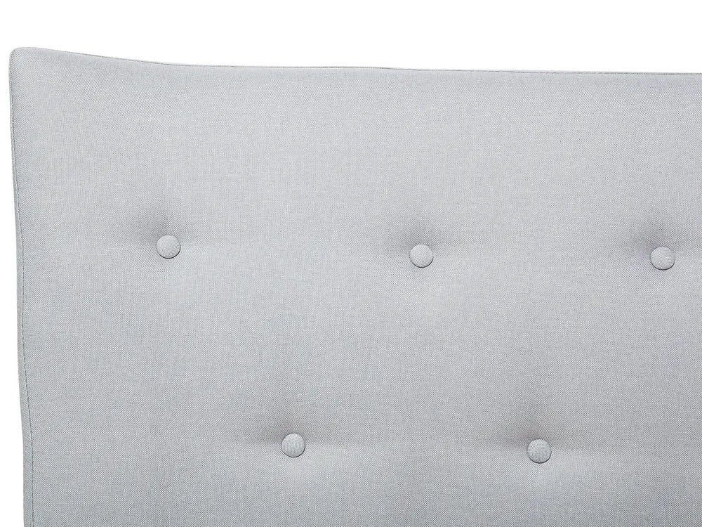 Bed Fabric 180 x 200 cm (EU Super King) Light Grey Corbon
