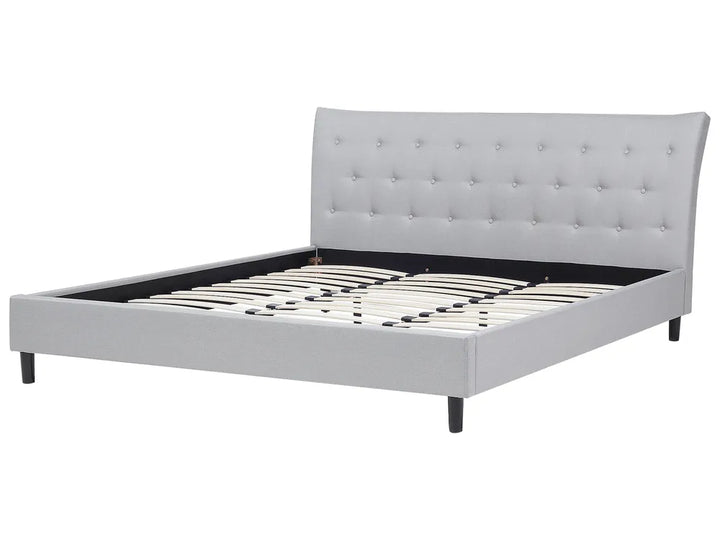 Bed Fabric 180 x 200 cm (EU Super King) Light Grey Corbon