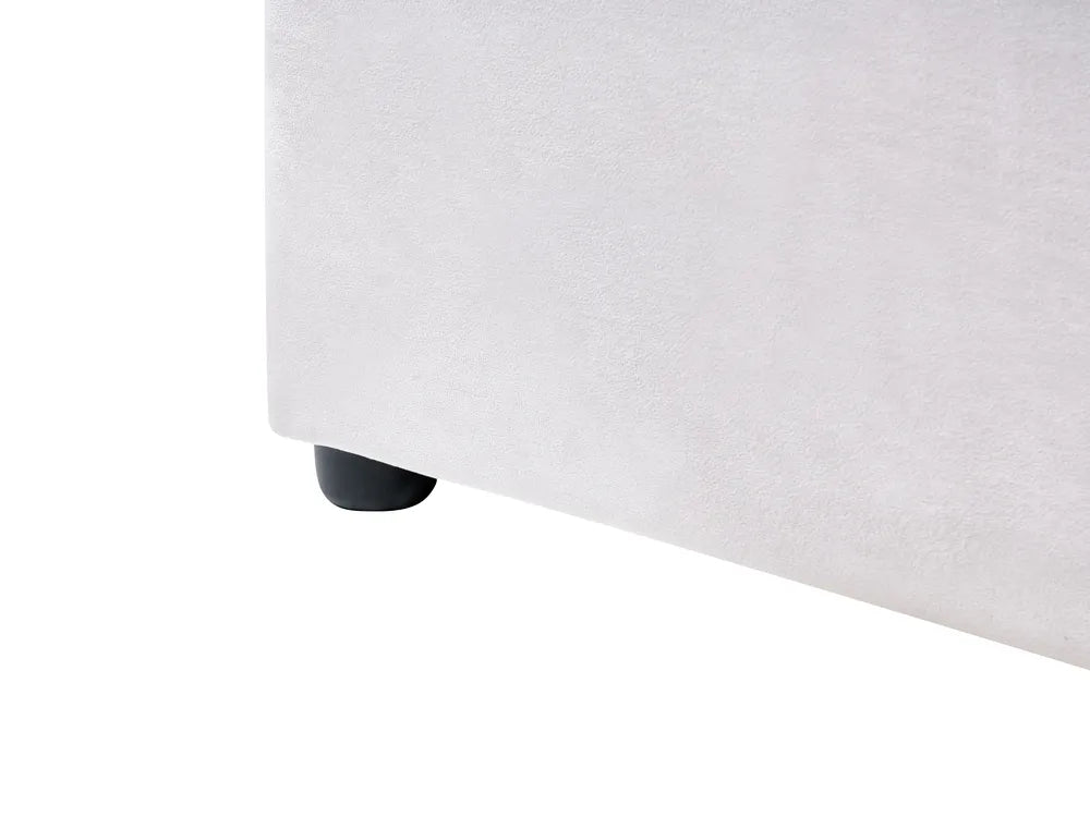 Bed Velvet 180 x 200 cm (EU Super King) Off-White Ameire