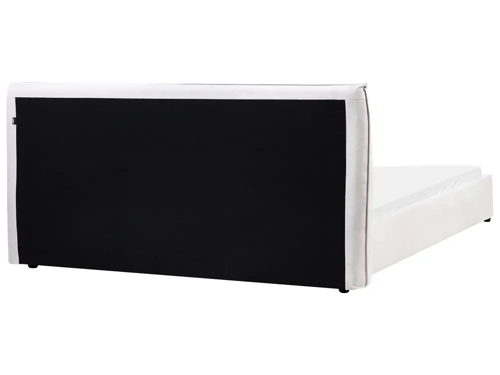 Bed Velvet 180 x 200 cm (EU Super King) Off-White Ameire