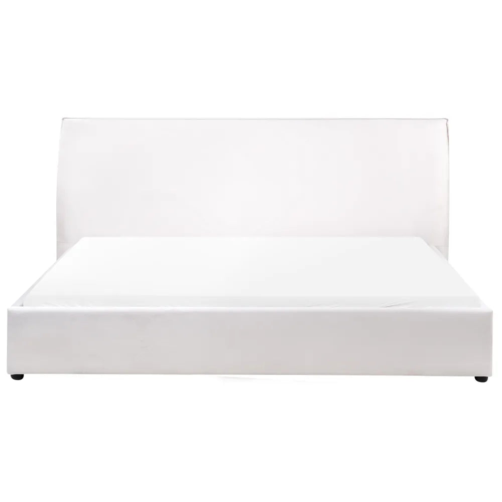 Bed Velvet 180 x 200 cm (EU Super King) Off-White Ameire