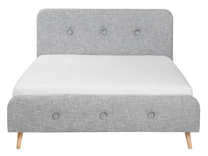 Bed Fabric 180 x 200 cm (EU Super King) Light Grey Ambrey