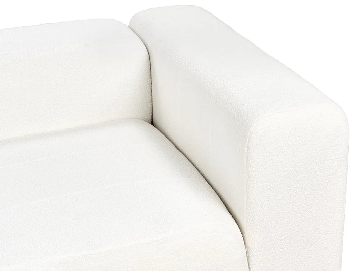 Modular Sofa 2 Seater Boucle White Alycea