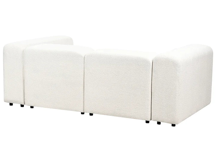 Modular Sofa 2 Seater Boucle White Alycea