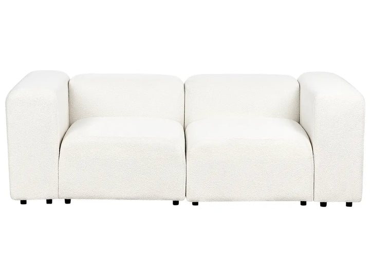 White sofa on a white background