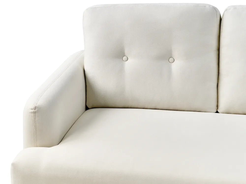 Sofa 2 Seater Fabric Off-White Carlan