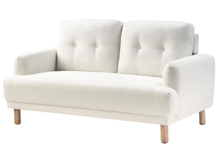 Sofa 2 Seater Fabric Off-White Carlan