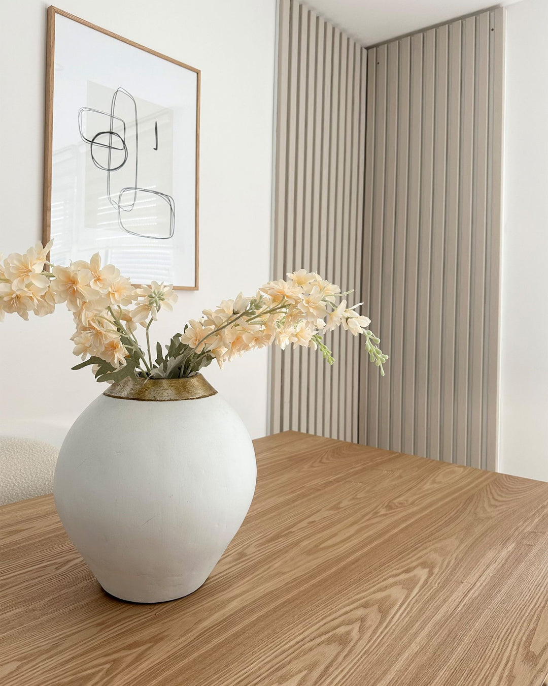 Lauri Decorative Vase Ceramic 33 cm White
