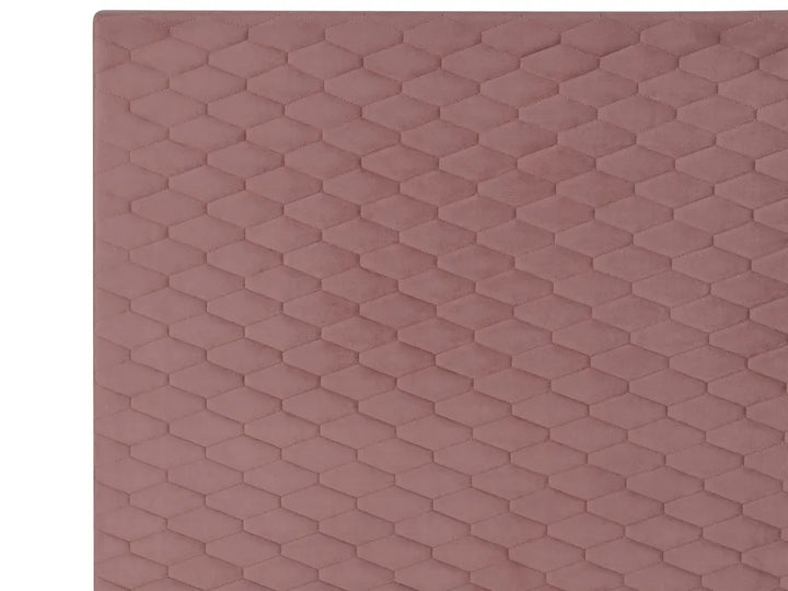 Bed Velvet 90 x 200 cm (EU Single) Pink Brodey