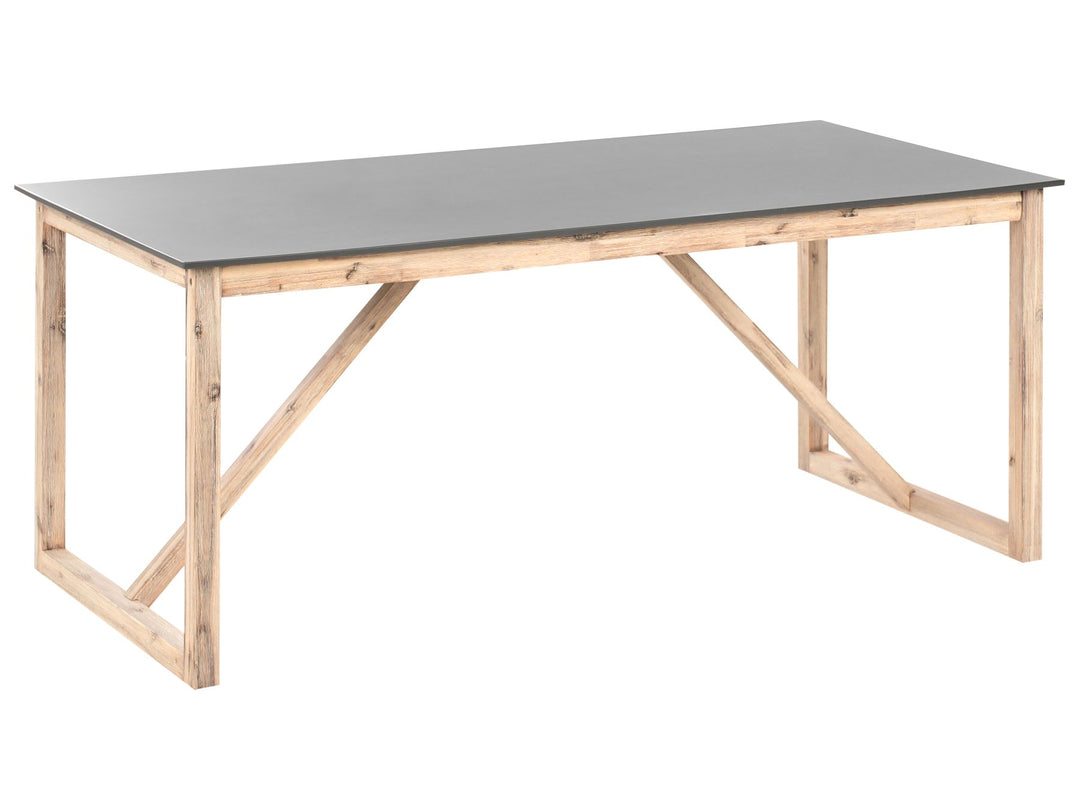 Notteri Garden Dining Table  180 cm 90 cm Concrete Grey