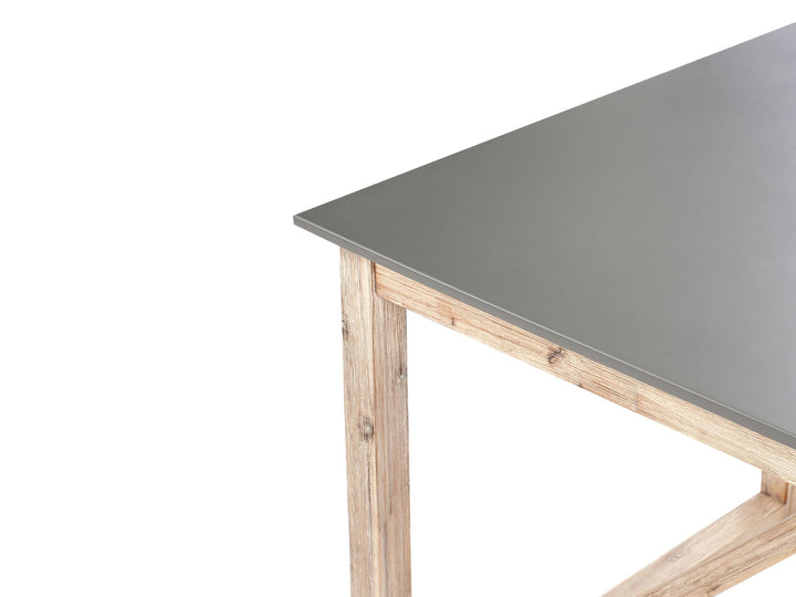 Notteri Garden Dining Table  180 cm 90 cm Concrete Grey