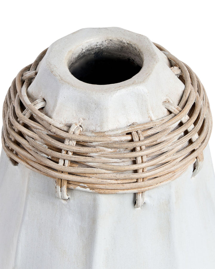 Kampar Decorative Vase Ceramic 30 cm White