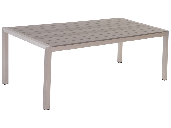 Vernio Garden Dining Table  180 cm 90 cm Metal Grey