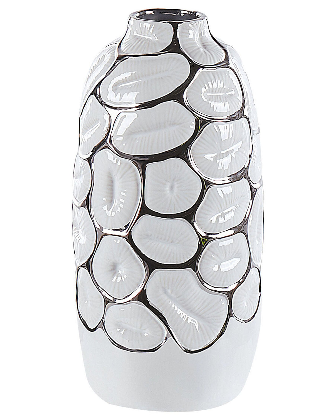Cenabum Decorative Vase Stoneware 34 cm White
