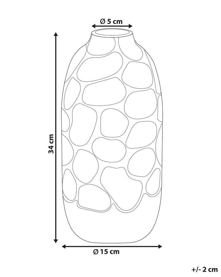 Cenabum Decorative Vase Stoneware 34 cm White