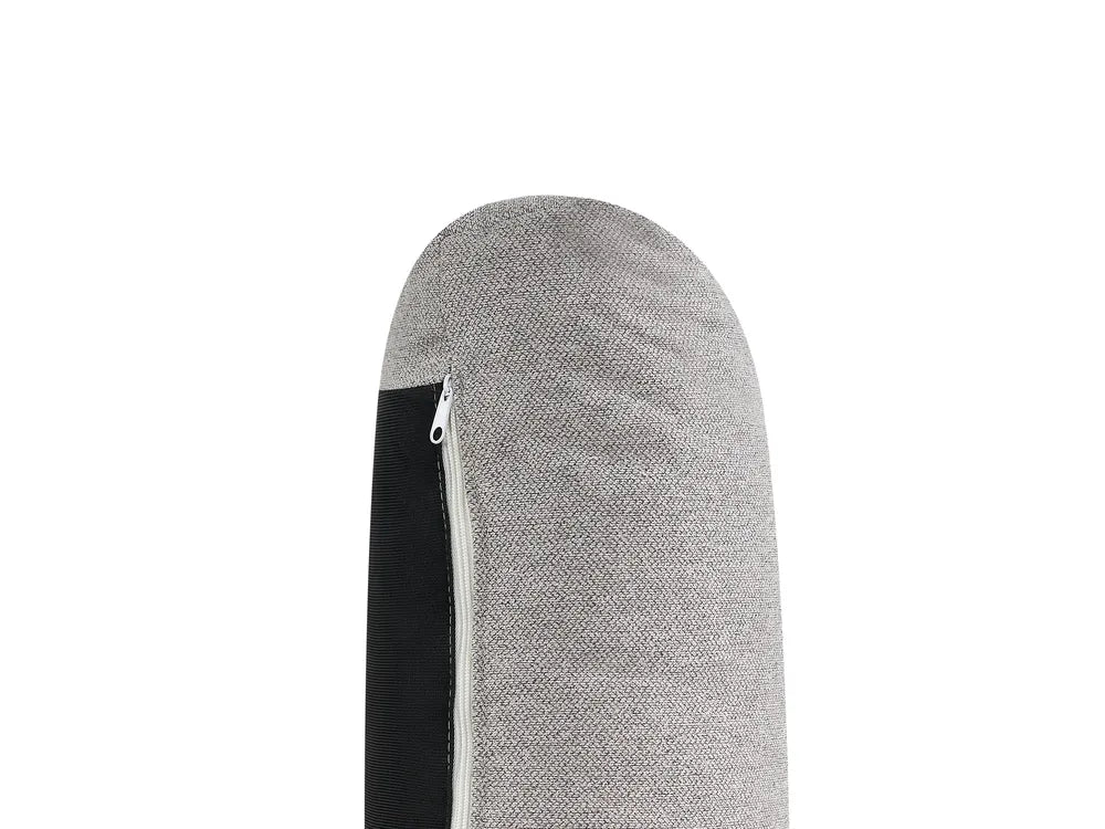 Corner Sofa 4 Seater Fabric Grey Right Hand Herrick