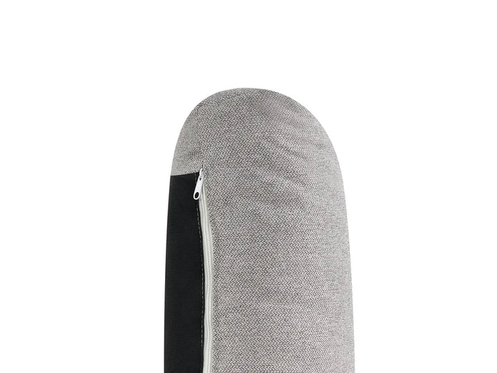 Corner Sofa 4 Seater Fabric Grey Right Hand Herrick