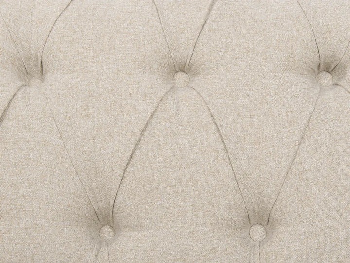 Sofa 3 Seater Fabric Beige Besnard