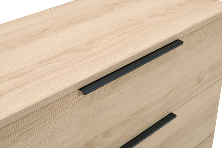 Luna Natural Wood Chest of Drawers