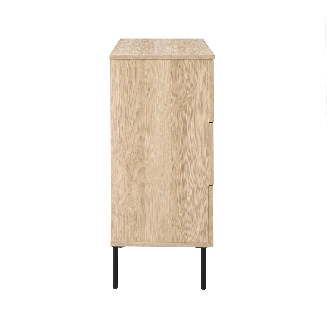 Luna Natural Wood Chest of Drawers