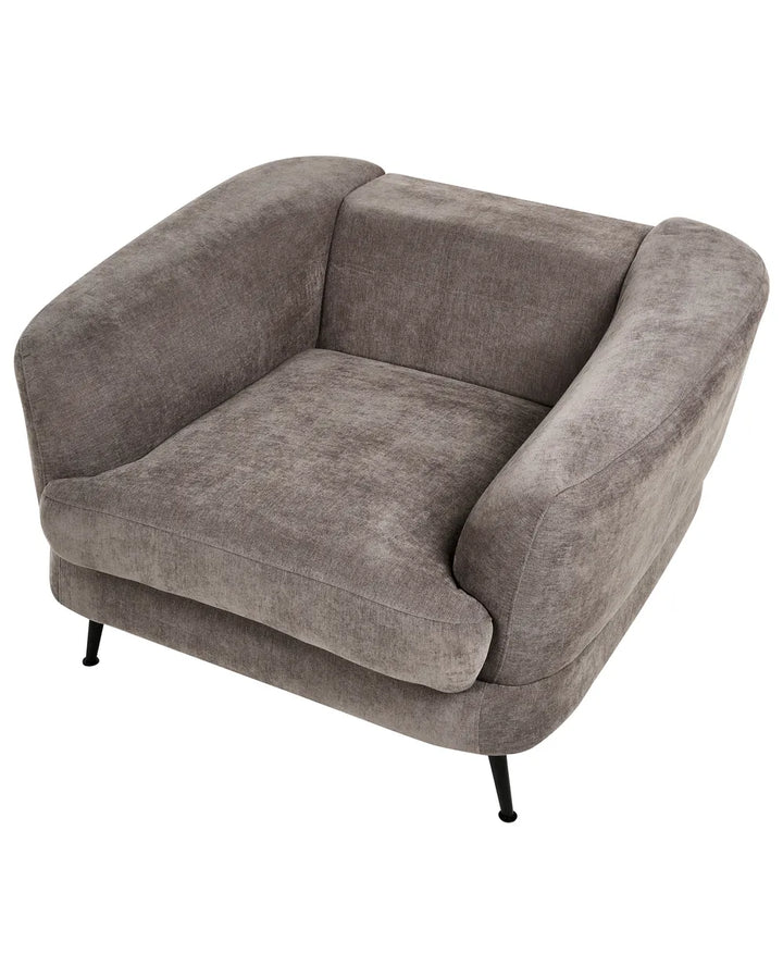 Armchair Chenille Taupe Cleo