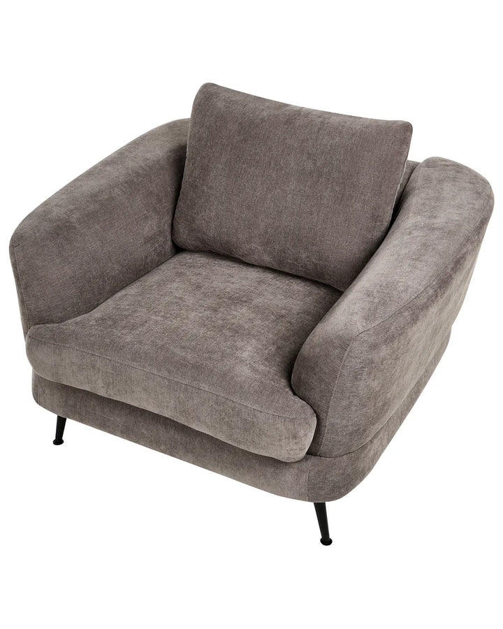 Armchair Chenille Taupe Cleo