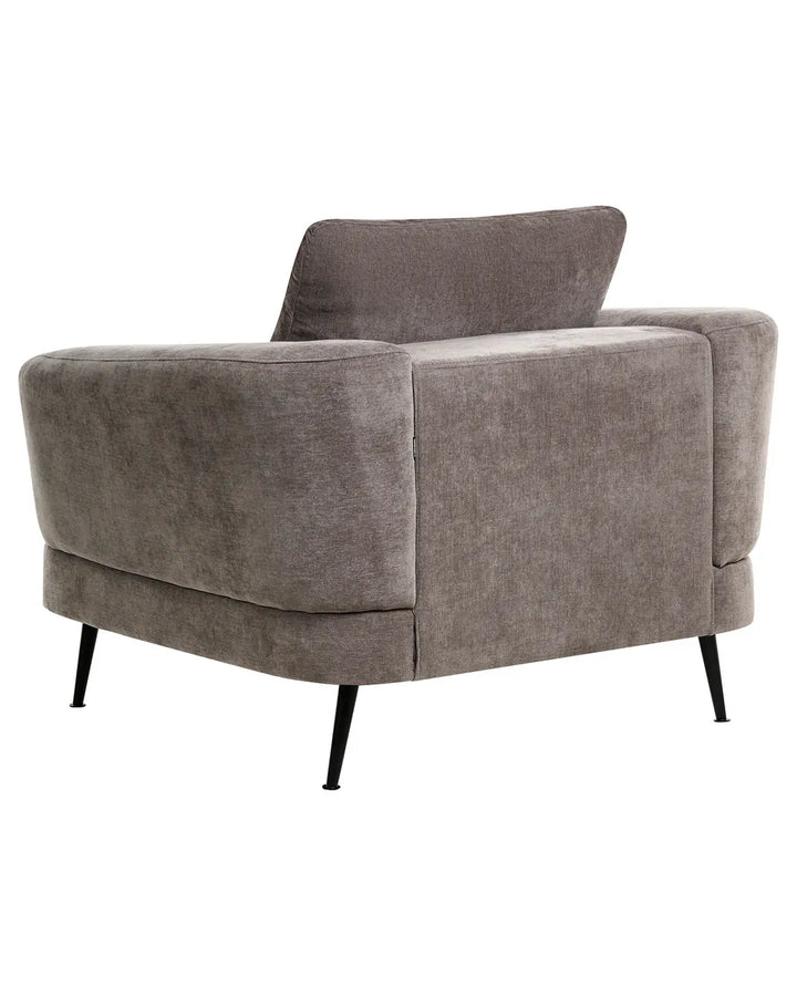 Armchair Chenille Taupe Cleo