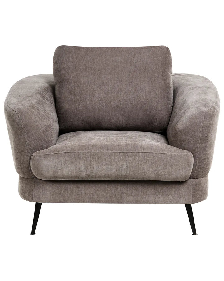 Armchair Chenille Taupe Cleo
