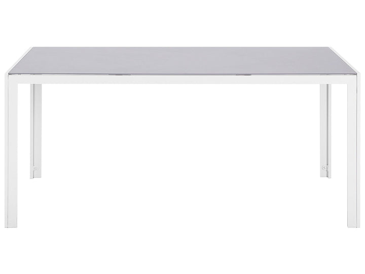 Catania Garden Dining Table  160 cm 91 cm Glass Grey