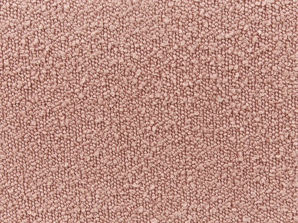 Ottoman Bed Boucle 180 x 200 cm (EU Super King) Pastel Pink Strandy