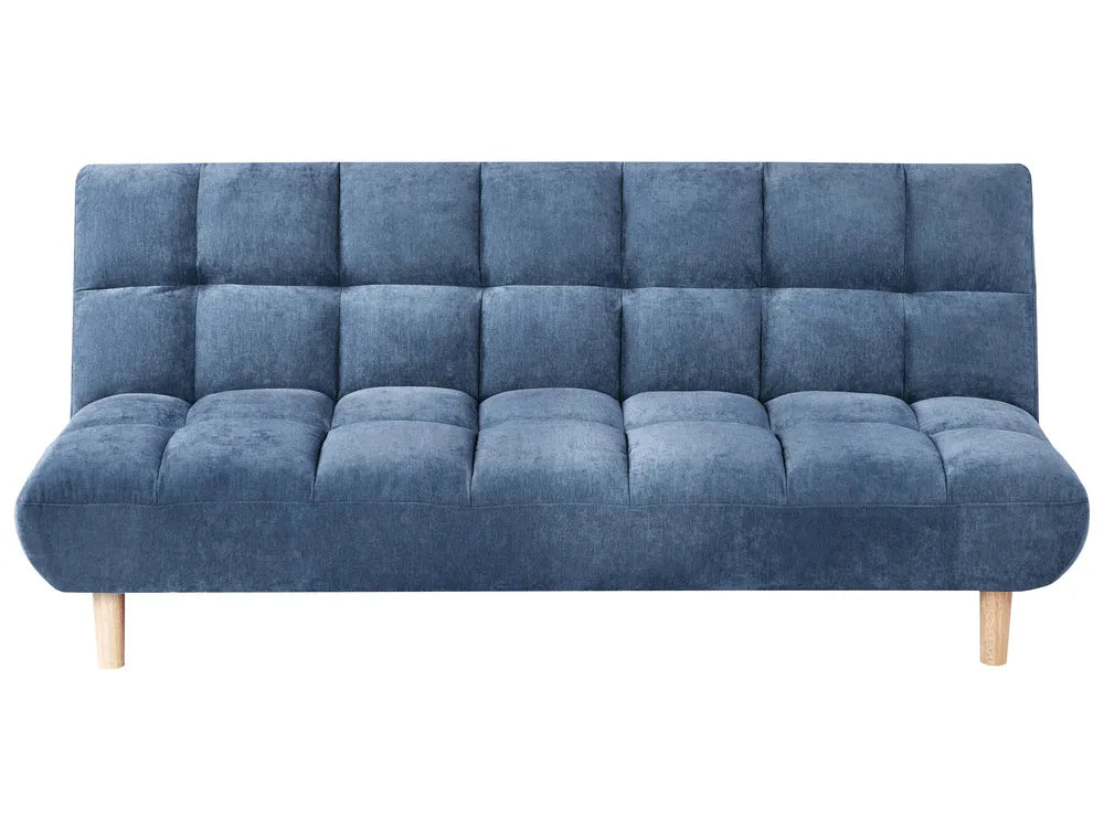 Blue sofa bed on a white background