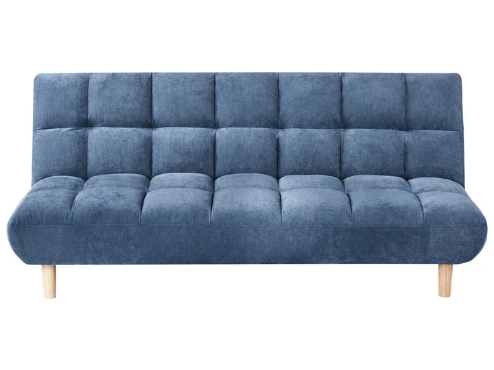 Blue sofa bed on a white background