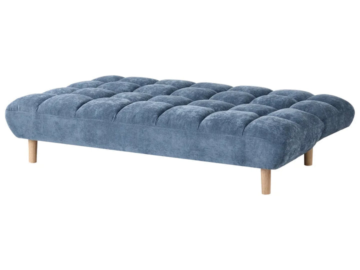Sofa Bed 2 Seater Fabric Blue Gabbie