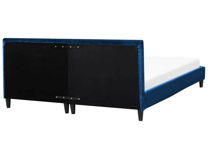 Bed Velvet 180 x 200 cm (EU Super King) Dark Blue Candler