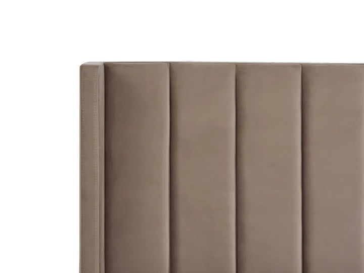 Bed Velvet 180 x 200 cm (EU Super King) Taupe Gaillarde