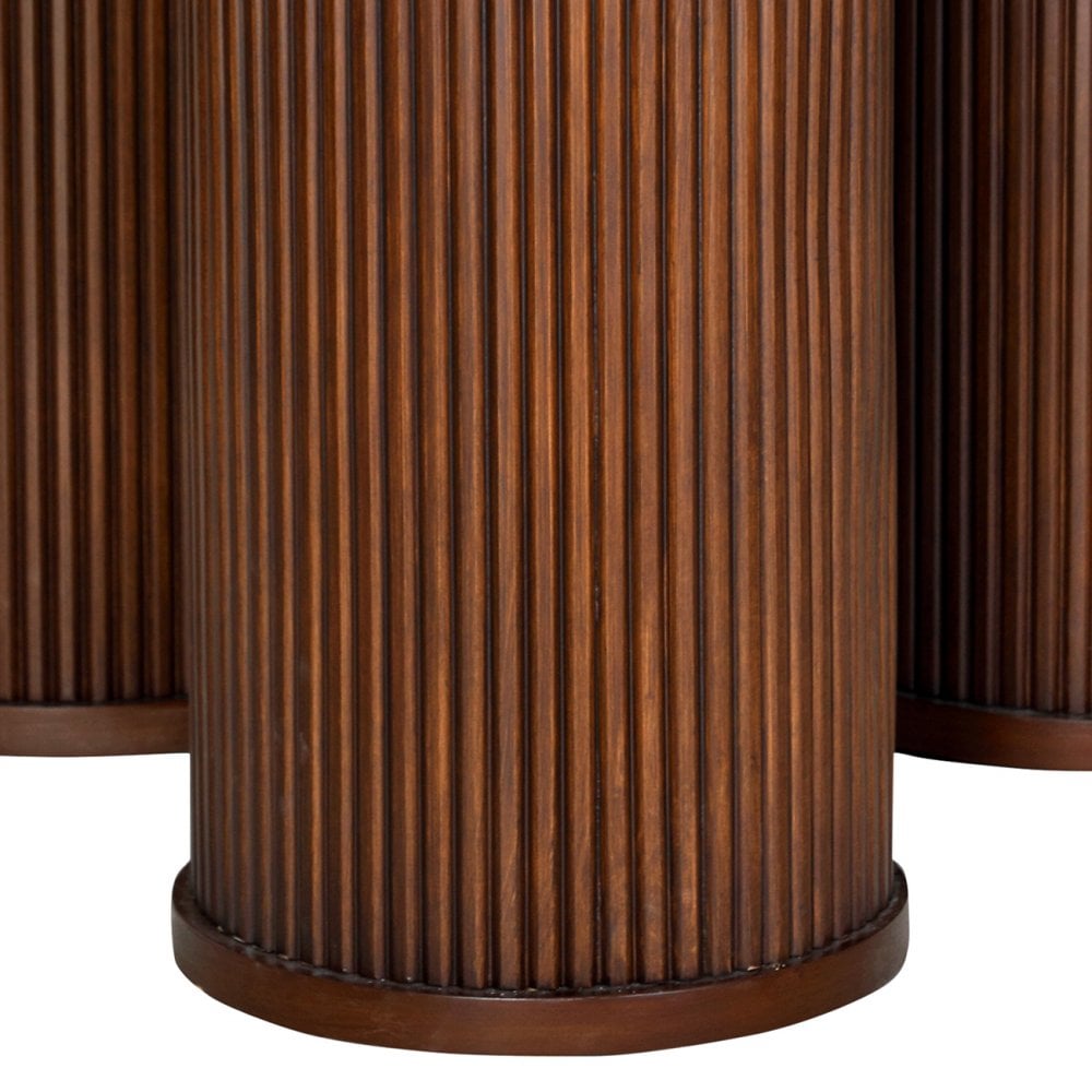 Libra Whitwell Round Marble Top Dining Table