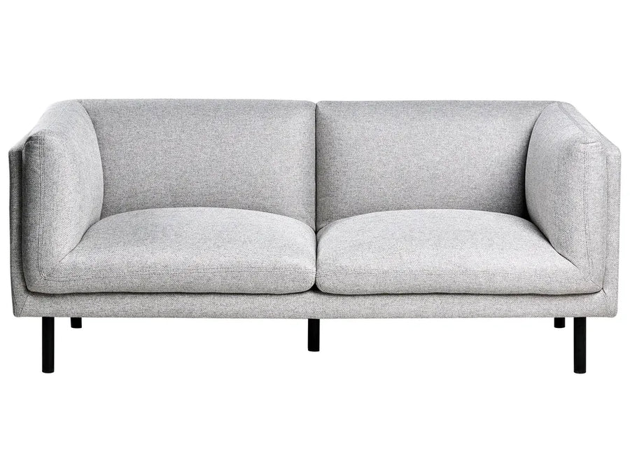 Gray sofa on a white background