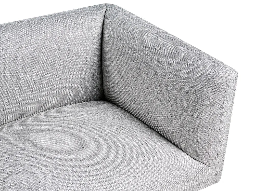 Sofa 2 Seater Fabric Light Grey Gilardo