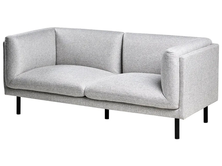 Sofa 2 Seater Fabric Light Grey Gilardo