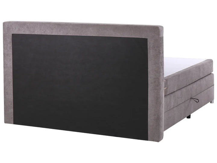 Divan Bed with Storage Fabric 180 x 200 cm (EU Super King) Taupe Vivian