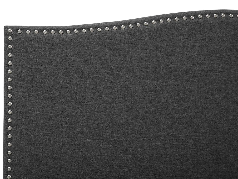 Bed Fabric 180 x 200 cm (EU Super King) Dark Grey Marilee