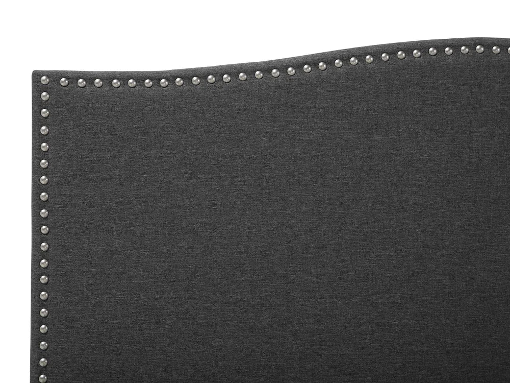 Bed Fabric 180 x 200 cm (EU Super King) LED White Marilee
