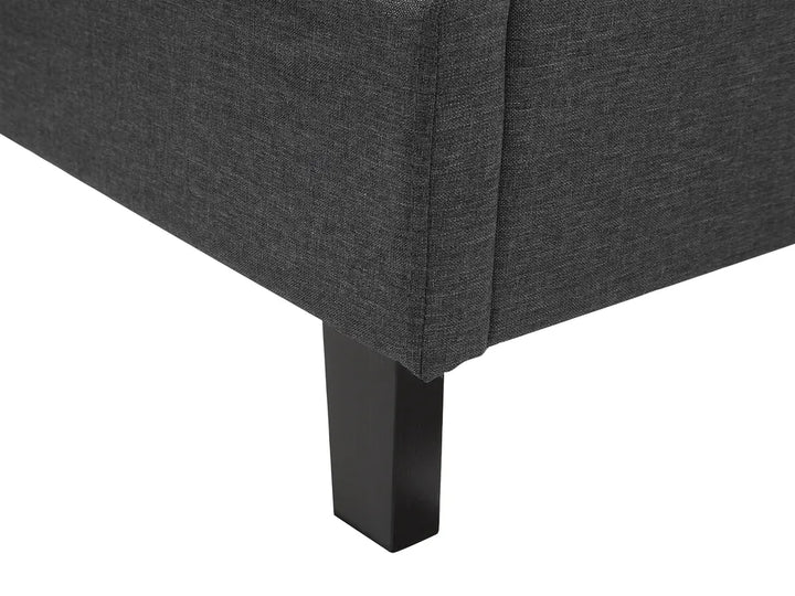 Bed Fabric 180 x 200 cm (EU Super King) LED White Marilee