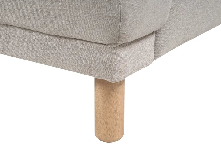 Sofa 2 Seater Fabric Taupe Carlan
