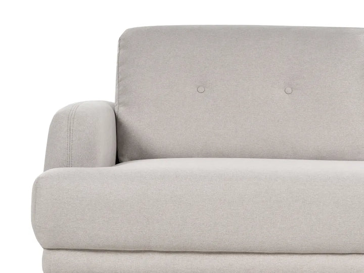 Sofa 2 Seater Fabric Taupe Carlan