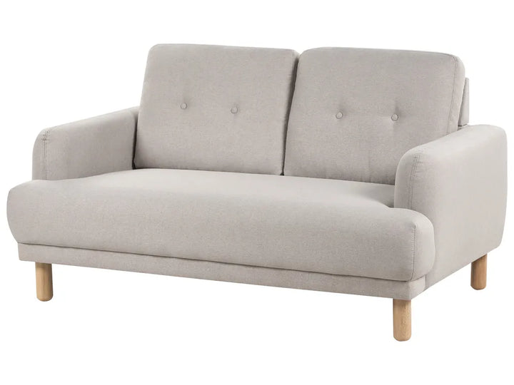 Sofa 2 Seater Fabric Taupe Carlan