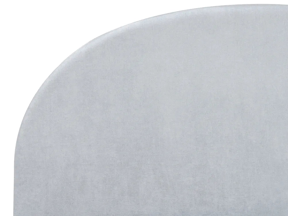 Bed Chenille 180 x 200 cm (EU Super King) Light Blue Montauk