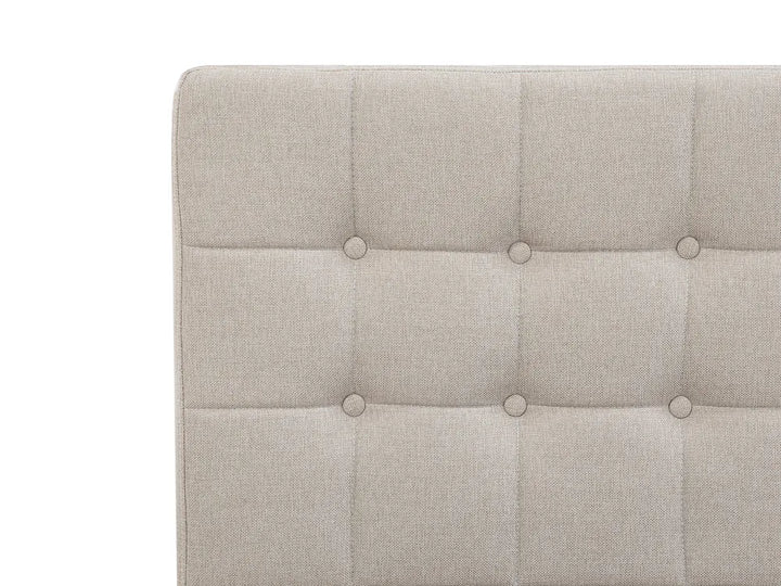 Adjustable Bed Fabric 90 x 200 cm (EU Single) Beige Fehi